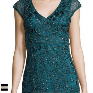 Sue Wong beaded evening dress